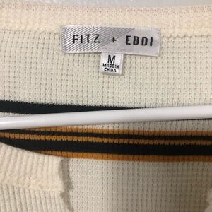 Cropped ribbed long sleeve